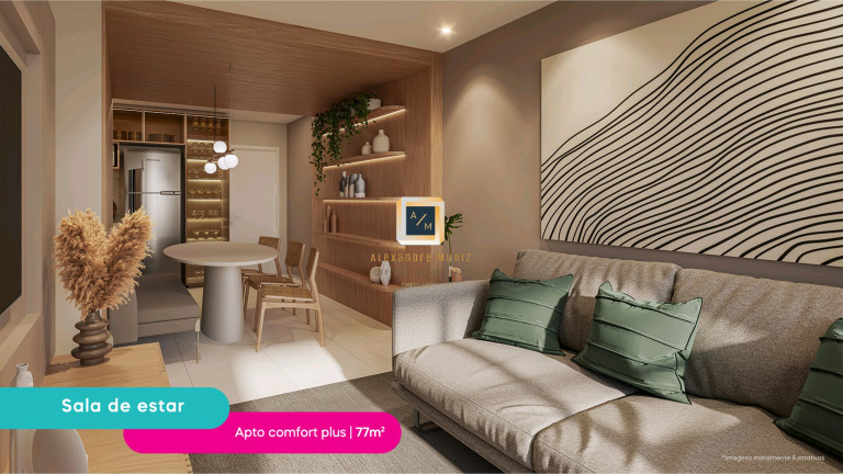 Imagem Apartamento com 2 Quartos à Venda, 55 m² em Cocó - Fortaleza Imagem Apartamento com 2 Quartos à Venda, 55 m² em Cocó - Fortaleza