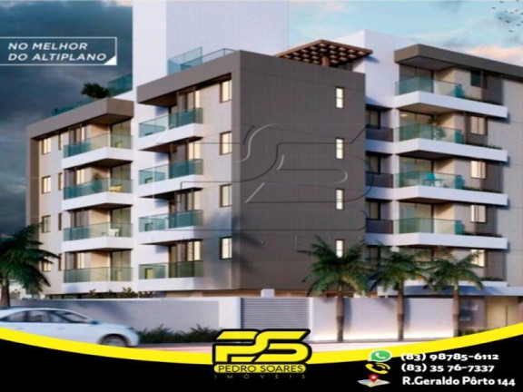 Apartamento com 2 Quartos à Venda, 56 m² em Altiplano Cabo Branco - João Pessoa