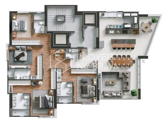 Imagem Apartamento com 4 Quartos à Venda, 190 m² em Centro - Balneário Camboriú