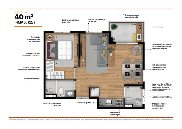 Imagem Apartamento com 2 Quartos à Venda, 40 m² em Perdizes - São Paulo Imagem Apartamento com 2 Quartos à Venda, 40 m² em Perdizes - São Paulo