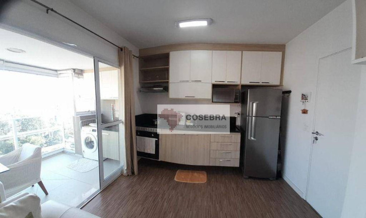 Apartamento com 1 Quarto para Alugar, 38 m² em Brooklin - São Paulo