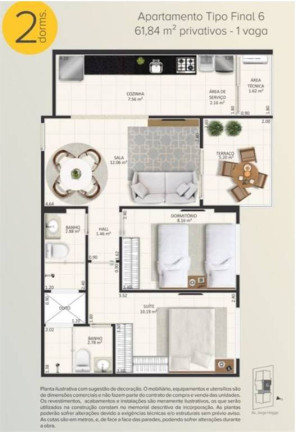 Imagem Apartamento com 2 Quartos à Venda, 62 m² em Aviacao - Praia Grande Imagem Apartamento com 2 Quartos à Venda, 62 m² em Aviacao - Praia Grande