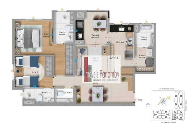 Imagem Apartamento com 2 Quartos à Venda, 86 m² em Nova Petrópolis - São Bernardo Do Campo