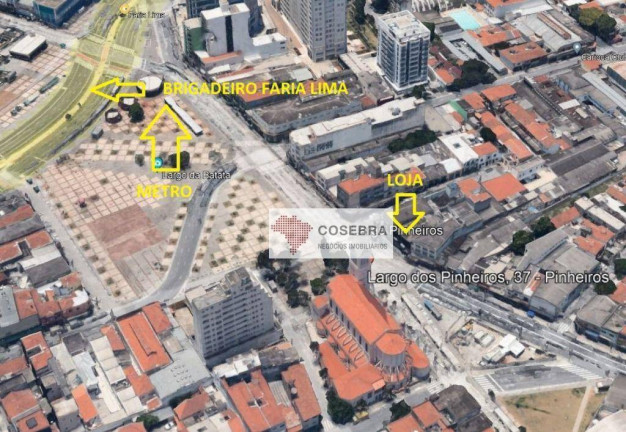 Imagem Loja para Alugar, 625 m² em Pinheiros - São Paulo
