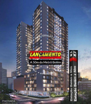 Studio com 1 Quarto à Venda, 29 m² em Belenzinho - São Paulo