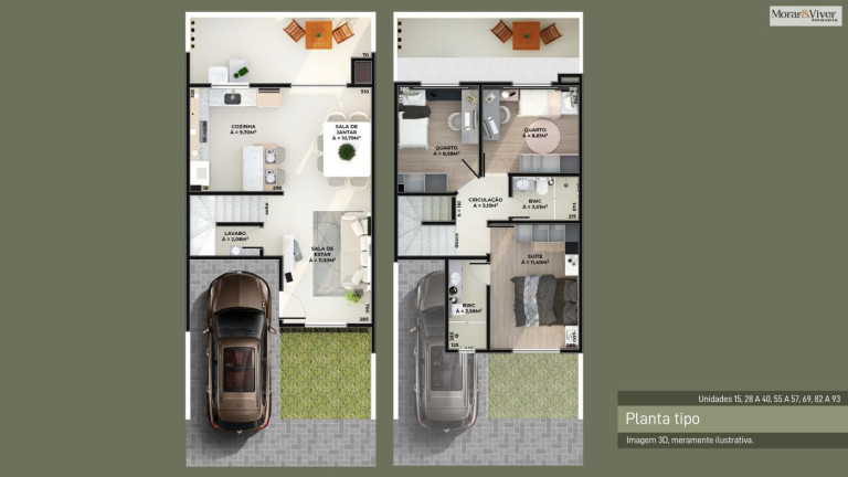 Imagem Sobrado com 3 Quartos à Venda, 87 m² em Abranches - Curitiba