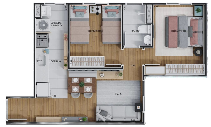 Imagem Imóvel com 2 Quartos à Venda, 40 m² em Freguesia Do ó - São Paulo