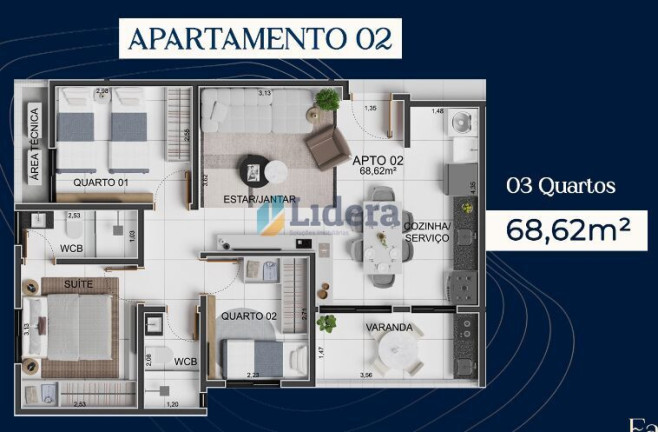 Imagem Apartamento com 3 Quartos à Venda, 68 m² em Intermares - Cabedelo
