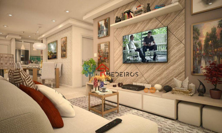 Apartamento com 2 Quartos à Venda, 67 m² em Vila Caiçara - Praia Grande