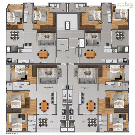Imagem Apartamento com 2 Quartos à Venda, 76 m² em Pedra Branca - Palhoça