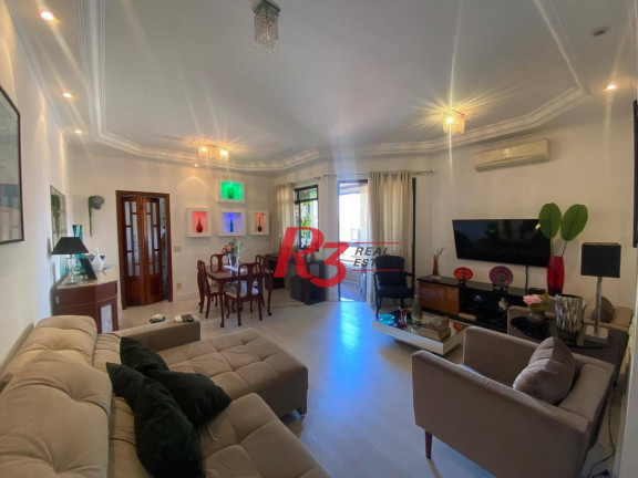 Apartamento com 3 Quartos para Alugar, 159 m² em Gonzaga - Santos
