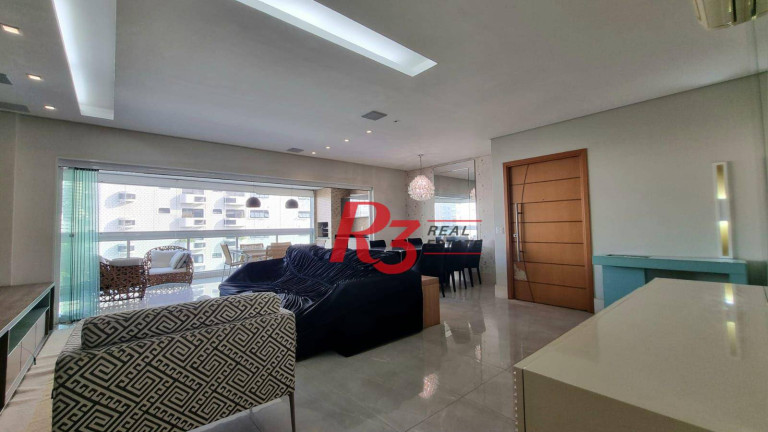 Imagem Apartamento com 3 Quartos para Alugar, 178 m² em Gonzaga - Santos
