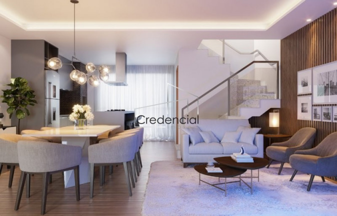 Imagem Casa com 3 Quartos à Venda, 112 m² em Santa Cândida - Curitiba Imagem Casa com 3 Quartos à Venda, 112 m² em Santa Cândida - Curitiba