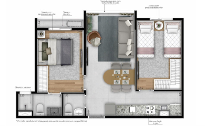 Imagem Apartamento com 2 Quartos à Venda, 77 m² em Ipiranga - São Paulo