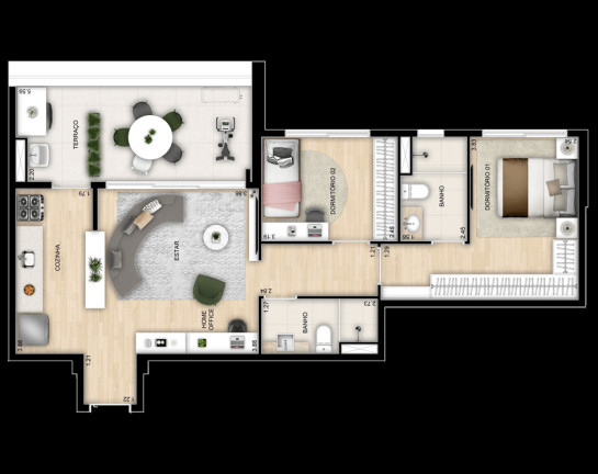 Imagem Apartamento com 2 Quartos à Venda, 74 m² em Parque Imperial - São Paulo Imagem Apartamento com 2 Quartos à Venda, 74 m² em Parque Imperial - São Paulo