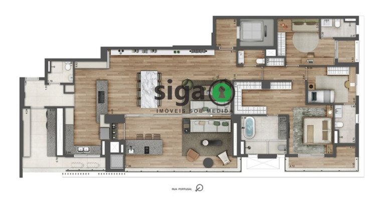 Imagem Apartamento com 4 Quartos à Venda, 224 m² em Brooklin - São Paulo Imagem Apartamento com 4 Quartos à Venda, 224 m² em Brooklin - São Paulo