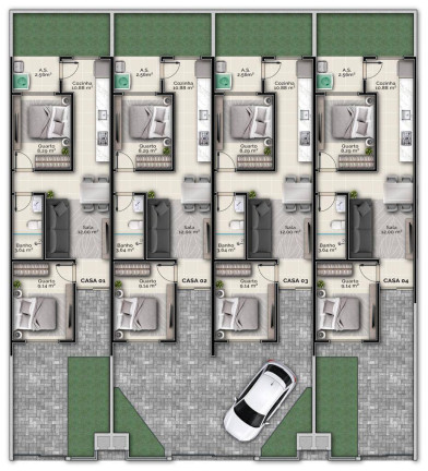 Imagem Casa com 2 Quartos à Venda, 90 m² em Joaia - Tijucas