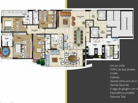 Imagem Apartamento com 4 Quartos à Venda, 212 m² em Caminho Das Arvores - Salvador Imagem Apartamento com 4 Quartos à Venda, 212 m² em Caminho Das Arvores - Salvador