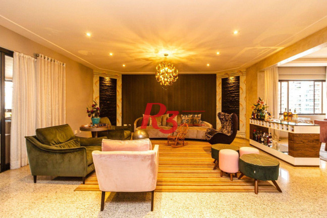 Imagem Apartamento com 4 Quartos à Venda, 377 m² em Gonzaga - Santos Imagem Apartamento com 4 Quartos à Venda, 377 m² em Gonzaga - Santos
