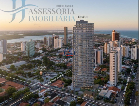 Imagem Apartamento com 4 Quartos para Alugar ou Temporada, 176 m² em Petrópolis - Natal