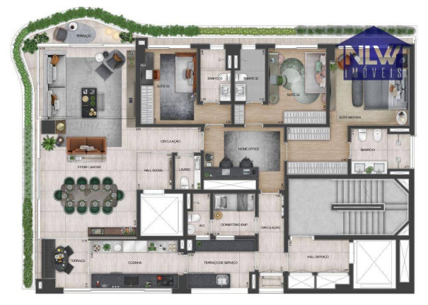 Apartamento com 4 Quartos à Venda, 201 m² em Jardim Paulista - São Paulo