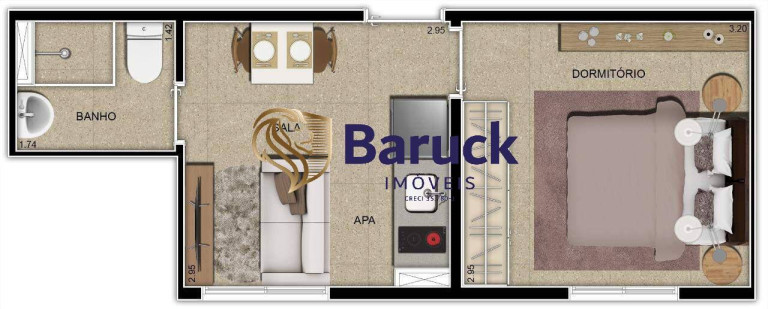 Imagem Apartamento com 2 Quartos à Venda, 37 m² em Barra Funda - São Paulo Imagem Apartamento com 2 Quartos à Venda, 37 m² em Barra Funda - São Paulo