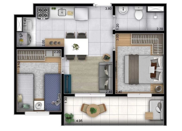 Imagem Apartamento com 2 Quartos à Venda, 33 m² em Panamby - São Paulo Imagem Apartamento com 2 Quartos à Venda, 33 m² em Panamby - São Paulo