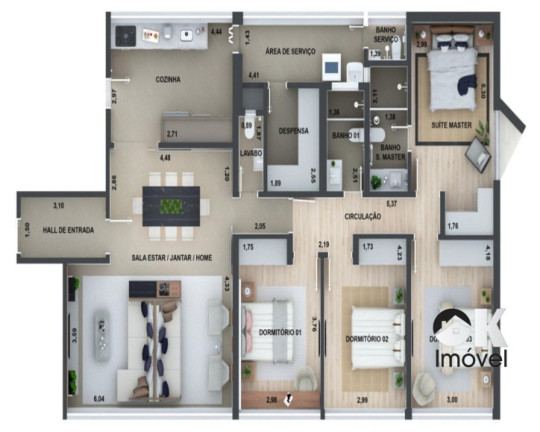 Imagem Apartamento com 4 Quartos à Venda, 151 m² em Higienópolis - São Paulo Imagem Apartamento com 4 Quartos à Venda, 151 m² em Higienópolis - São Paulo