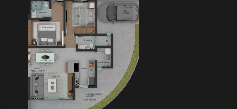Imagem Apartamento com 3 Quartos à Venda, 100 m² em Jardim Piratininga - Franca Imagem Apartamento com 3 Quartos à Venda, 100 m² em Jardim Piratininga - Franca