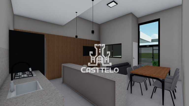 Imagem Casa com 3 Quartos à Venda, 100 m² em Columbia - Londrina
