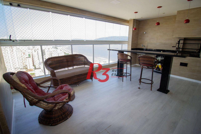 Apartamento com 3 Quartos à Venda, 134 m² em Embaré - Santos