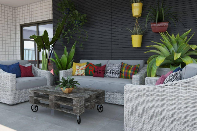 Imagem Apartamento com 3 Quartos à Venda, 123 m² em Canto Do Forte - Praia Grande