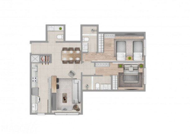 Imagem Apartamento com 1 Quarto à Venda, 5.056 m² em Carniel - Gramado