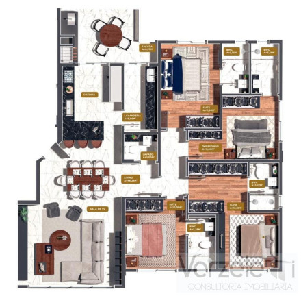 Imagem Apartamento com 3 Quartos à Venda, 132 m² em Pioneiros - Balneário Camboriú Imagem Apartamento com 3 Quartos à Venda, 132 m² em Pioneiros - Balneário Camboriú