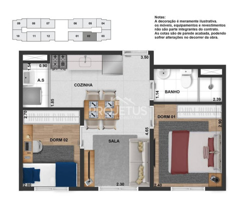 Imagem Apartamento com 2 Quartos à Venda, 34 m² em Vila Andrade - São Paulo