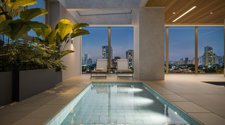 Imagem Apartamento com 1 Quarto à Venda, 45 m² em Brooklin Novo - São Paulo