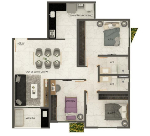 Imagem Apartamento com 3 Quartos à Venda, 80 m² em Jardim Oceania - João Pessoa
