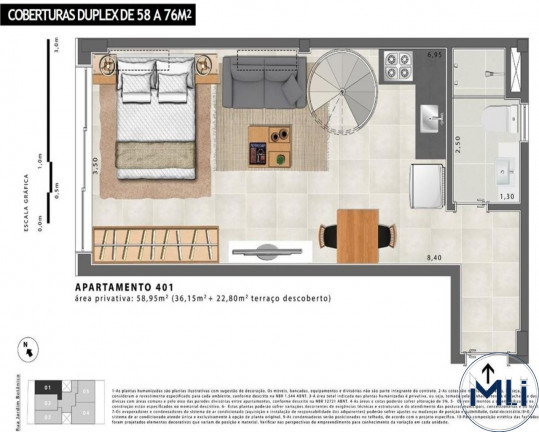 Imagem Imóvel com 1 Quarto à Venda, 35 m² em Jardim Botânico - Rio De Janeiro