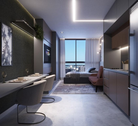 Imagem Apartamento com 1 Quarto à Venda, 22 m² em Tambaú - João Pessoa