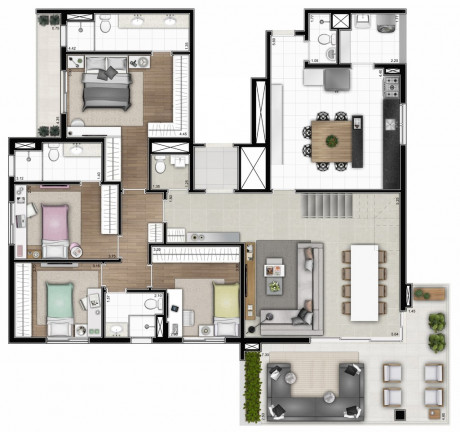 Imagem Cobertura com 3 Quartos à Venda, 224 m² em Perdizes - São Paulo