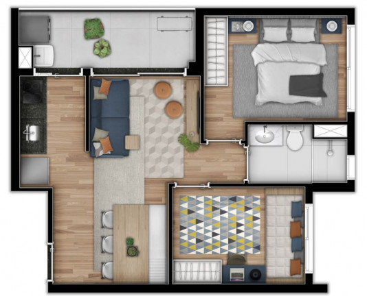 Imagem Studio com 1 Quarto à Venda, 24 m² em Vila Pompeia - São Paulo