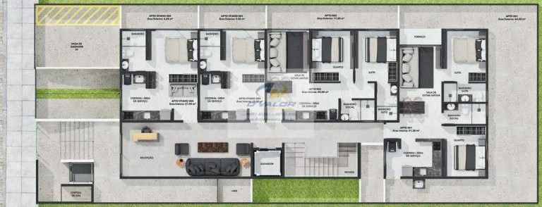 Imagem Apartamento com 3 Quartos à Venda, 123 m² em Bessa - João Pessoa