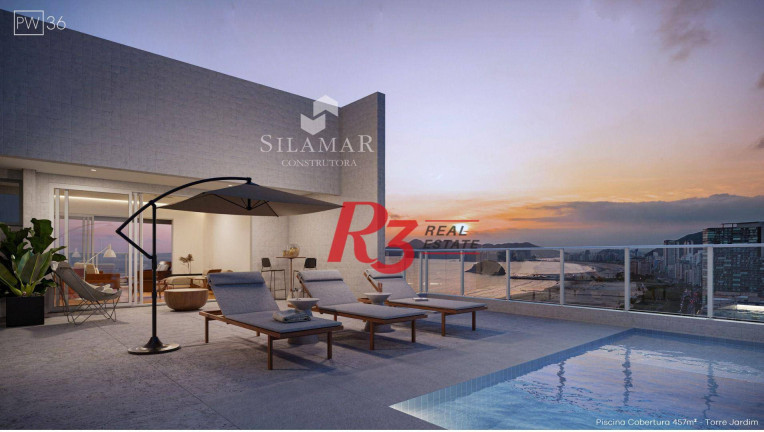 Imagem Apartamento com 3 Quartos à Venda, 224 m² em Gonzaga - Santos Imagem Apartamento com 3 Quartos à Venda, 224 m² em Gonzaga - Santos