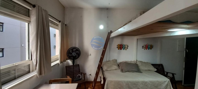 Imagem Kitnet com 1 Quarto à Venda, 30 m² em Boqueirão - Santos Imagem Kitnet com 1 Quarto à Venda, 30 m² em Boqueirão - Santos