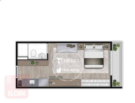 Imagem Studio com 1 Quarto à Venda, 27 m² em Brás - São Paulo