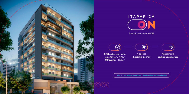 Imagem Apartamento com 2 Quartos à Venda, 54 m² em Itaparica - Vila Velha Imagem Apartamento com 2 Quartos à Venda, 54 m² em Itaparica - Vila Velha