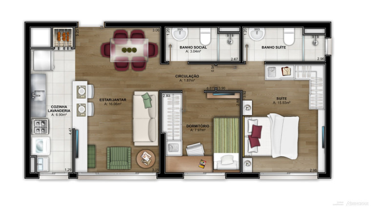 Imagem Apartamento com 2 Quartos à Venda, 87 m² em Teresópolis - Porto Alegre Imagem Apartamento com 2 Quartos à Venda, 87 m² em Teresópolis - Porto Alegre