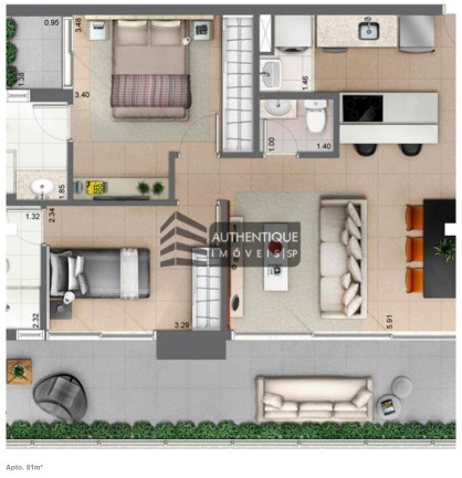 Imagem Apartamento com 2 Quartos à Venda, 78 m² em Brooklin Paulista - São Paulo Imagem Apartamento com 2 Quartos à Venda, 78 m² em Brooklin Paulista - São Paulo