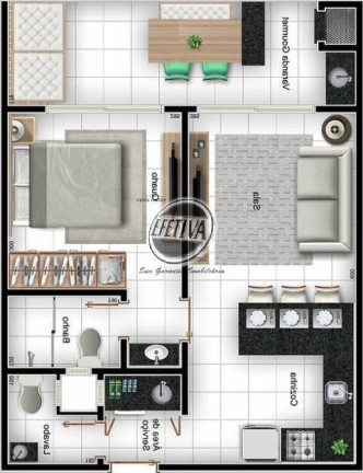 Imagem Apartamento com 1 Quarto à Venda, 30 m² em Balneário Caravela I - Matinhos Imagem Apartamento com 1 Quarto à Venda, 30 m² em Balneário Caravela I - Matinhos