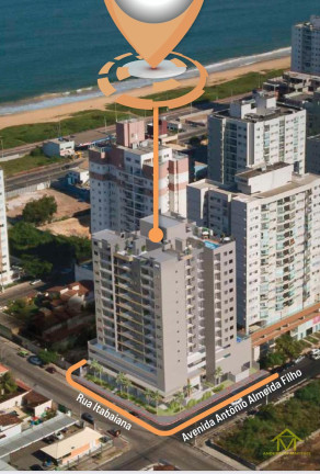 Apartamento com 3 Quartos à Venda, 76 m² em Praia De Itaparica - Vila Velha